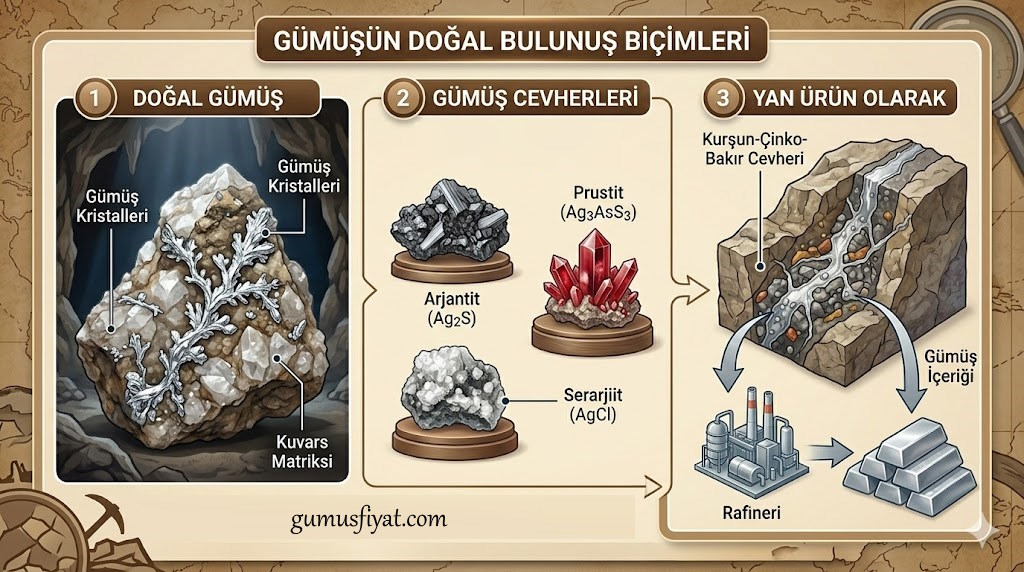 Gümüş Doğada Nasıl Bulunur? İşte Detaylar